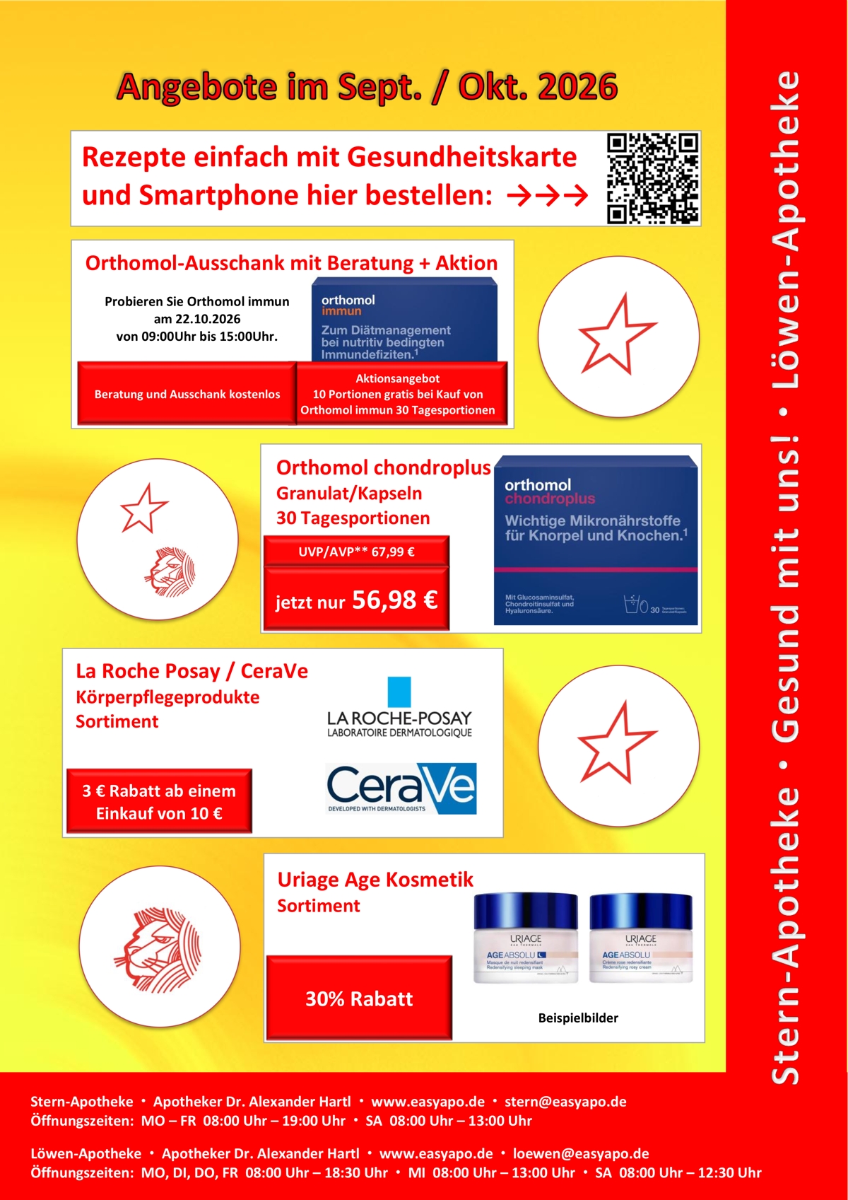 Aktuelle Angebote im Flyer September - Oktober 2026